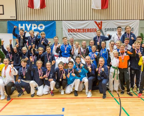 Karate Österreichische Meisterschaft 2018 Team KARATE VORARLBERG KARATE HOFSTEIG Gerhard Grafoner
