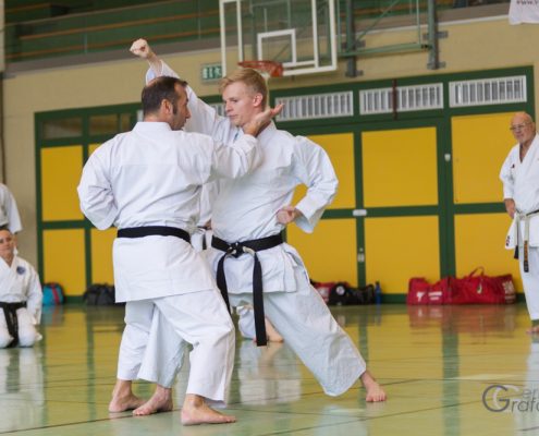 KARATE HOFSTEIG Karate Lehrgang Silvio Campari 2018 Lauterach Vincent Forster