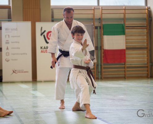 KARATE HOFSTEIG Karate Lehrgang Silvio Campari 2018 Lauterach David Nussbaumer