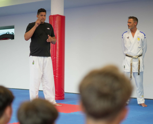 250630_KV Karate Austria Future Team Juni 2026-11 Julian Spiegel und Kamo Kabiri im Karate Austria Future Team Karate Vorarlberg Karate Hofsteig