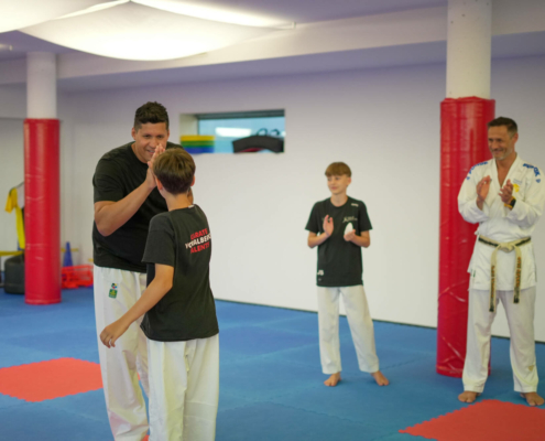 250630_KV Karate Austria Future Team Juni 2026-21 Julian Spiegel und Kamo Kabiri im Karate Austria Future Team Karate Vorarlberg Karate Hofsteig