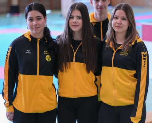 Engagierte Helferinnen und Helfer von Karate Hofsteig unterstützen die Durchführung der Landesmeisterschaft 2026 in Lauterach mit Einsatz und Teamgeist