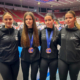 Aurelia Greif, Noemi Sopic, Lara Rupp, Lea Rupp von Karate Hofsteig bei der WKF WM Qualifikation Bohemia Cup 2026 in Budweis