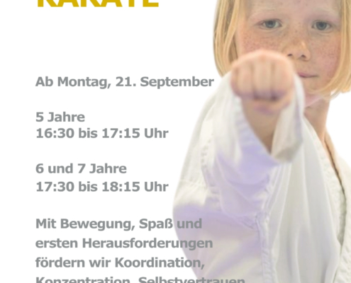 KH Einsteigerkurs MINI KIDS September 2026 Karate Hofsteig Einsteigerkurs Lauterach September 2026 MINI KIDS