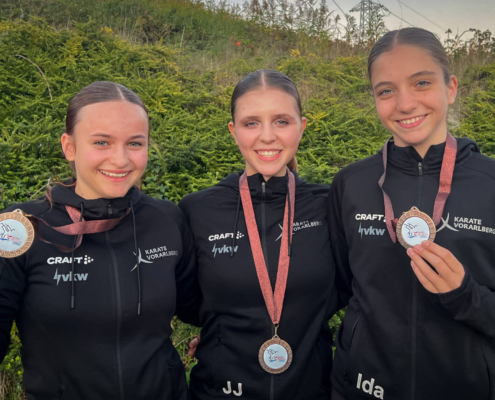 260926_KV Croatian Open Rijeka September 2026 KH Website-4 Ida Schwendinger, Julia Jochum und Lilly Coik mit Bronze im Kata Team bei den Croatian Open 2026