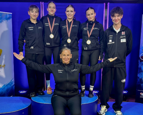 Ida Schwendinger, Julia Jochum und Lilly Coik mit Bronze im Kata Team bei den Croatian Open 2026